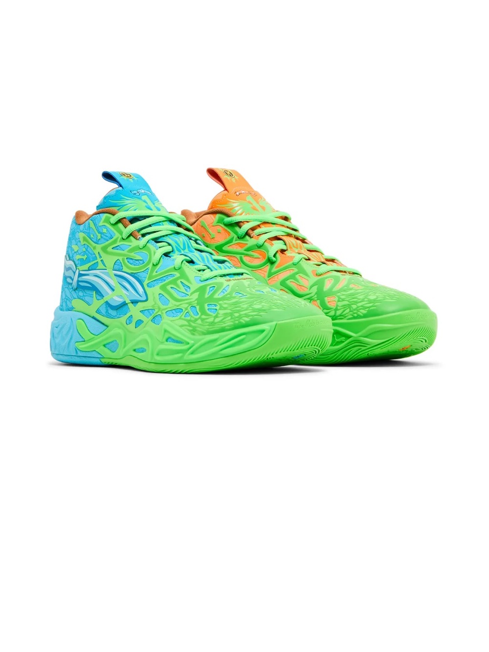 Puma X LaMelo Ball Ninja Turtle boys size 6